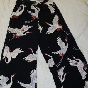 Crane wide leg suit pants from LOFT sz XS